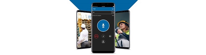 Appuyer-pour-parler de Bell image text