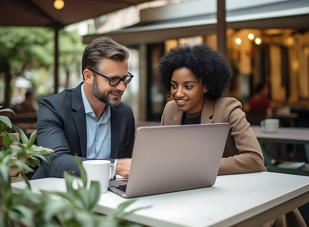 Les employés examinent l'accès au réseau zéro confiance (ZTNA) qui permet aux travailleurs à distance d'accéder de manière transparente et sécurisée aux applications internes à partir de n'importe quel endroit.