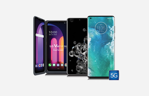 Téléphones intelligents compatibles avec la technologie 5G