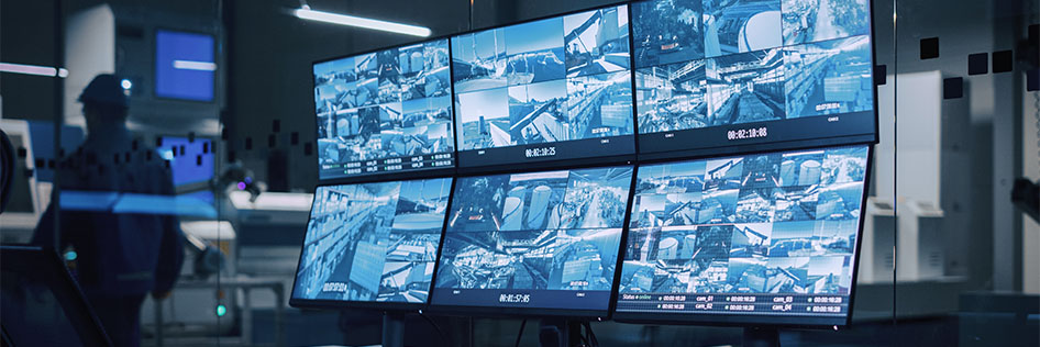 Un expert en intelligence artificielle exécute des formules tout en traversant un centre de données.