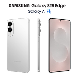 Samsung Galaxy S25 Edgeavec Galaxy AI
